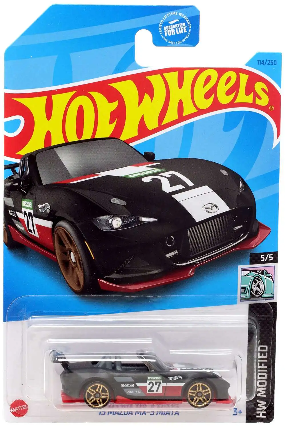 Hot Wheels HW Modified '15 Mazda MX-5 Miata Diecast Car #1/5