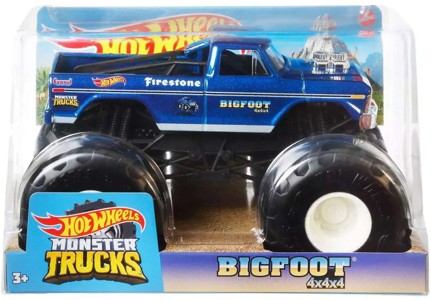 Hot Wheels Monster Trucks Bigfoot 4x4x4 Diecast Car [2021]