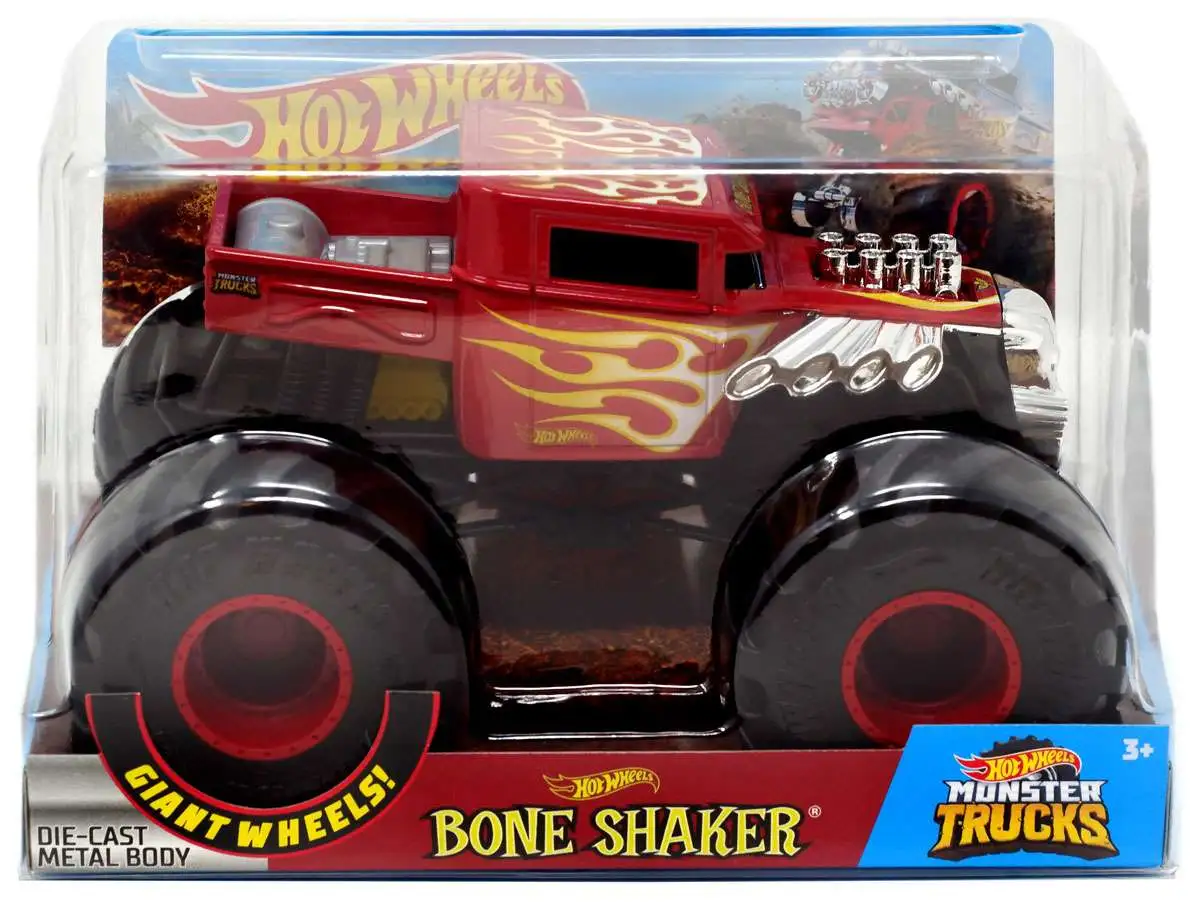 Hot Wheels Monster Trucks Bone Shaker Diecast Car [Red]