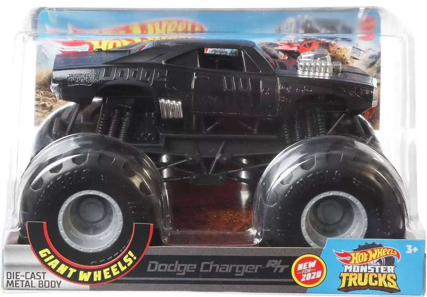 Hot Wheels Monster Trucks Dodge Charger R/T Diecast Car