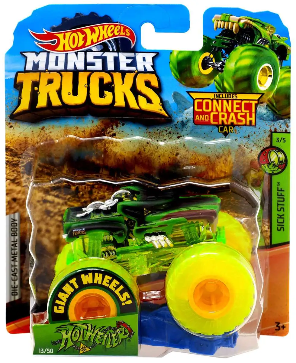 Hot Wheels Monster Trucks Hot Weiler Diecast Car #3/5 [Sick Stuff]