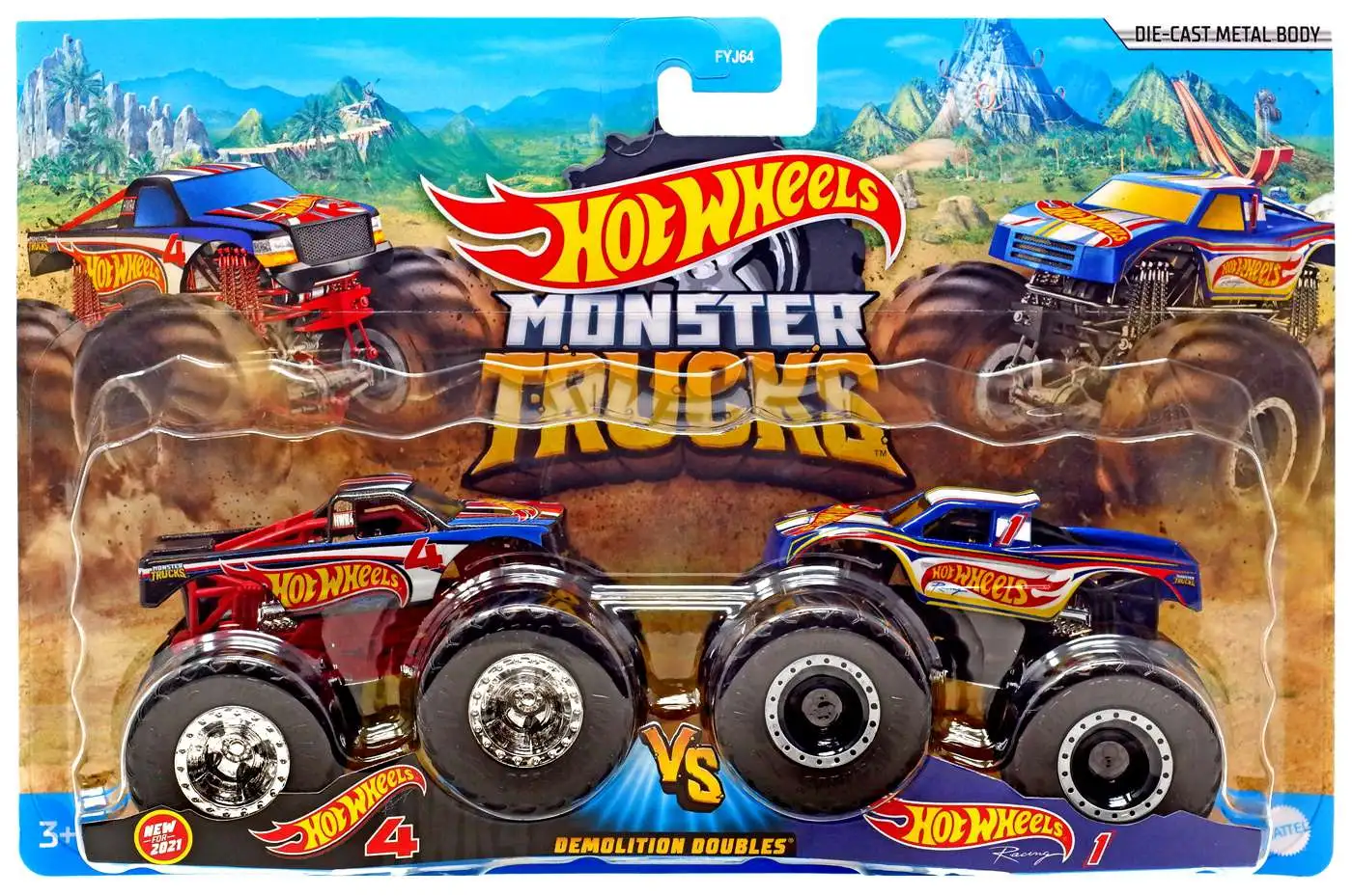 Hot Wheels Monster Trucks Demolition Doubles (2-Pack  - Best Buy