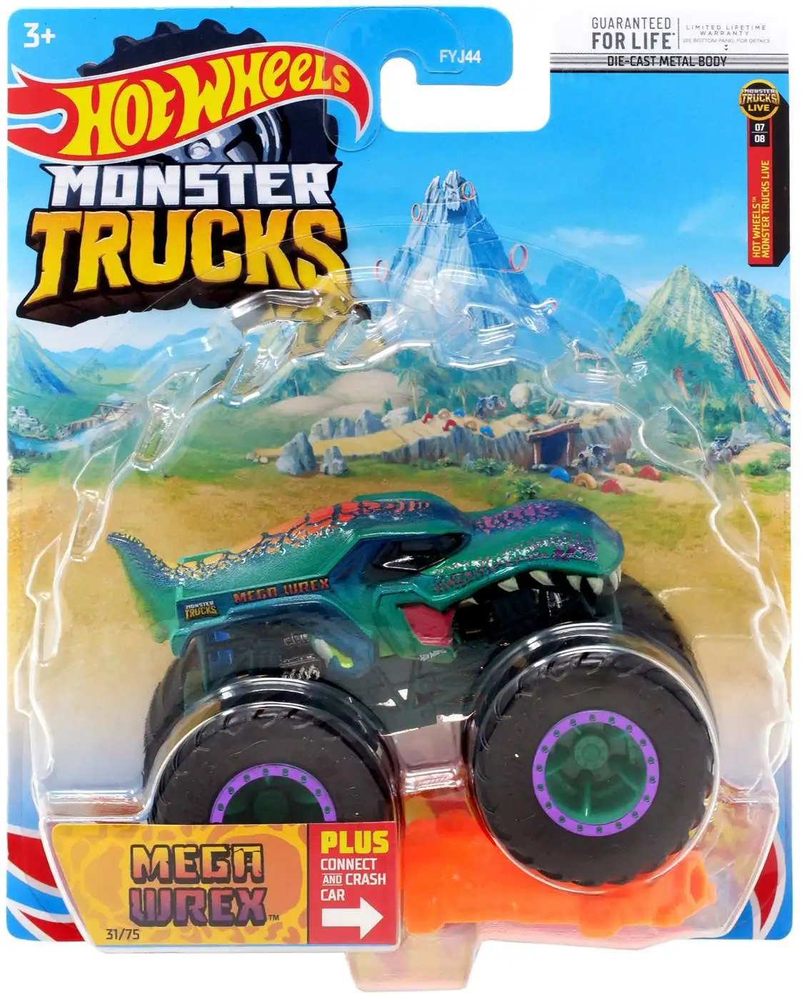 World's Smallest Hot Wheels Monster Trucks Series 3 - Mega-Wrex