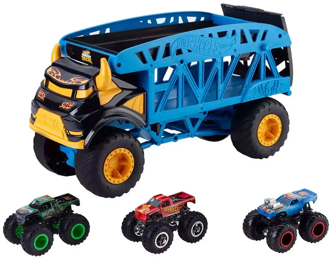 Hot Wheels Monster Truck Bone Shaker Monster Mover Vehicle 