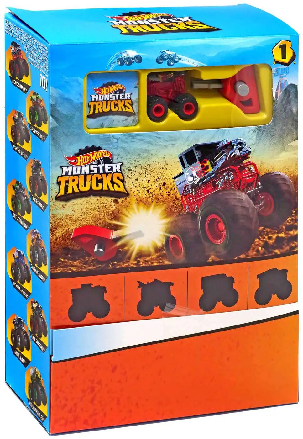 Hot Wheels - Hot Wheels, Monster Trucks - Mystery Truck, 2, Shop