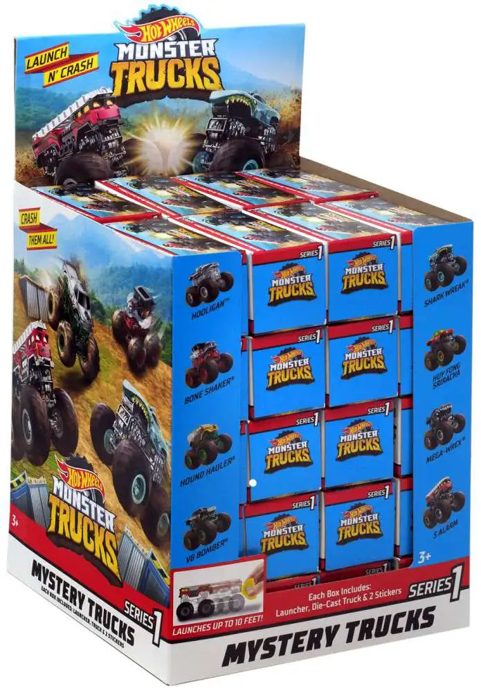 Hot Wheels Monster Trucks Set of 10 MINIS Vehicles Series 2 - NEW & BOXED!