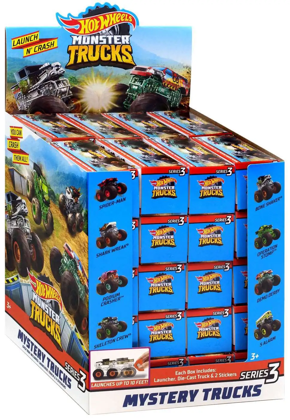 Hot Wheels 2020 Series 3 Monster Trucks Mystery Box [40 Packs]