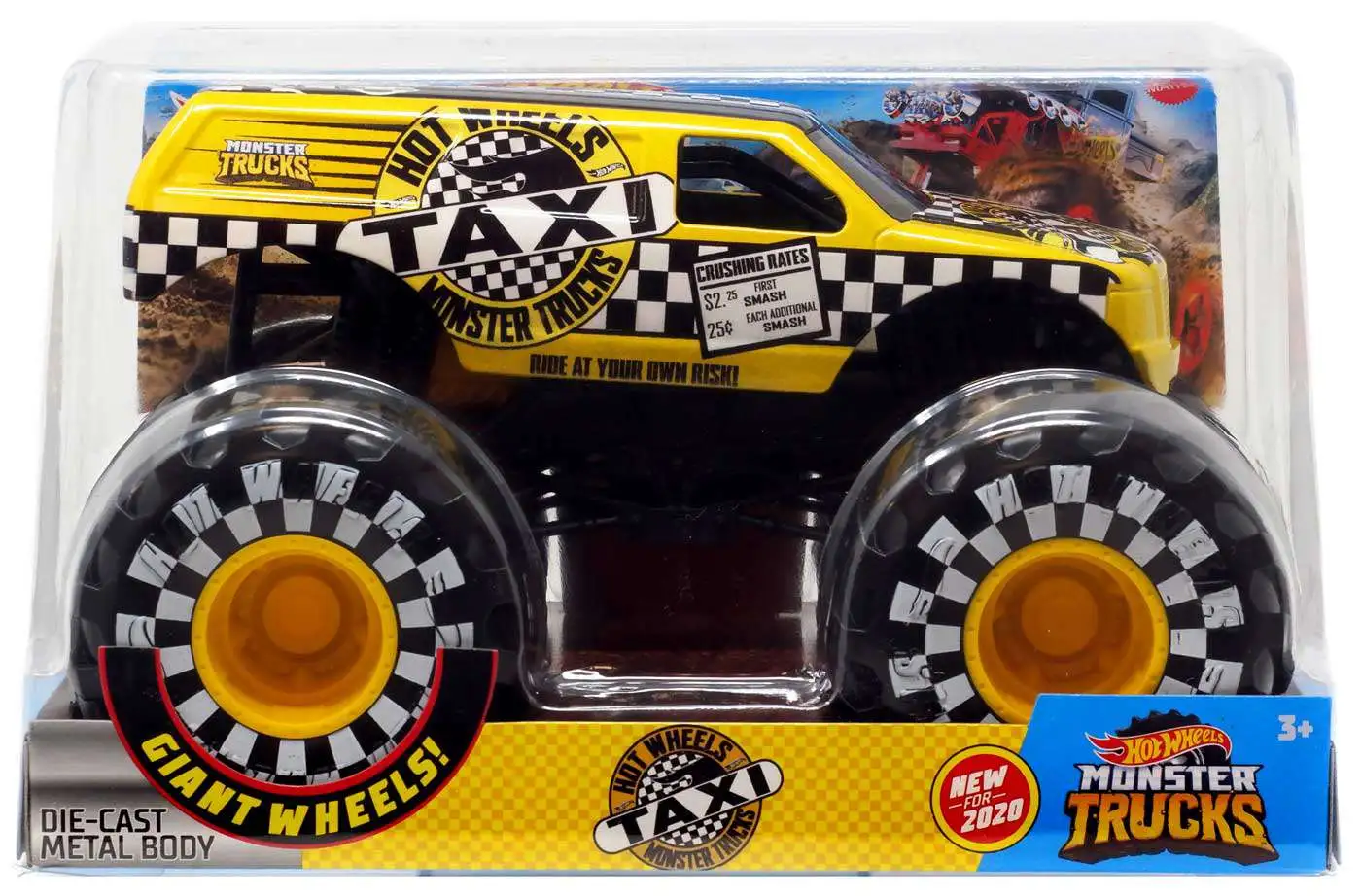 Hot Wheels Monster Truck, Extra Car - HOTWHEELSMTCOMBO