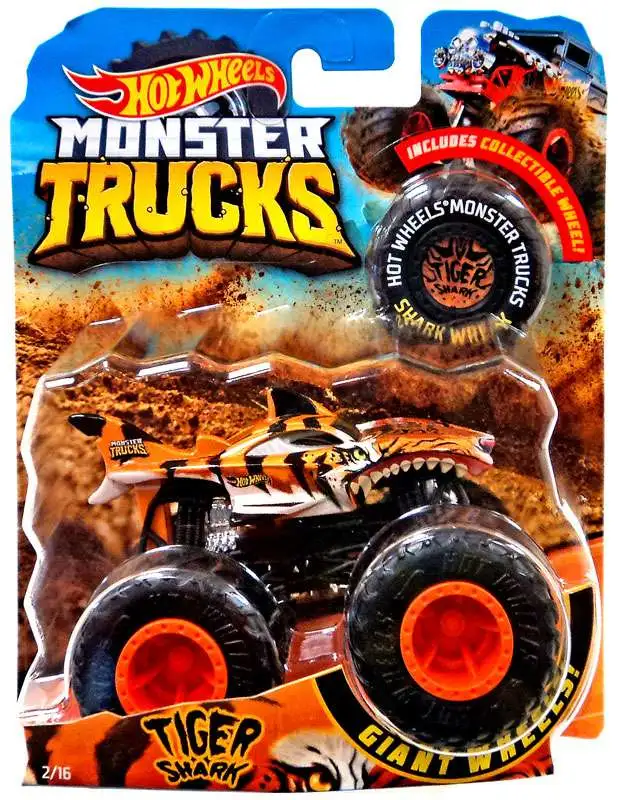 Hot Wheels Monster Trucks Tiger Shark 2/16