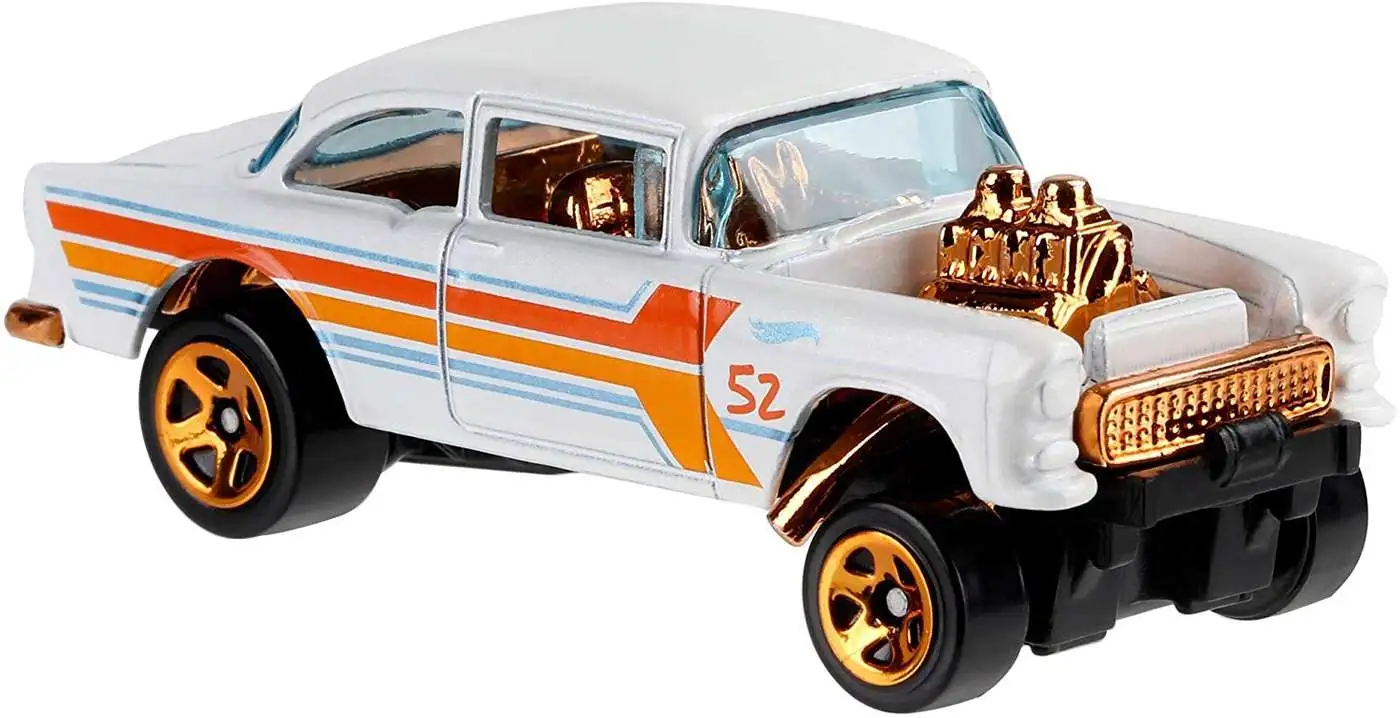 2020 Hot Wheels PEARL AND CHROME '55 Chevy Bel Air Gasser 4/6 