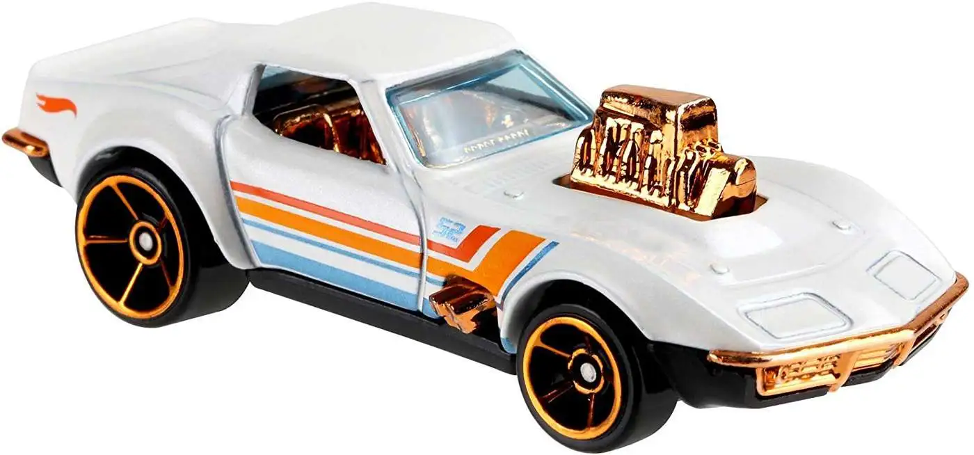 Details about   Hot Wheels 52nd Anniversary Pearl and Chrome 5/6 '68 Corvette Gas Monkey Garage 