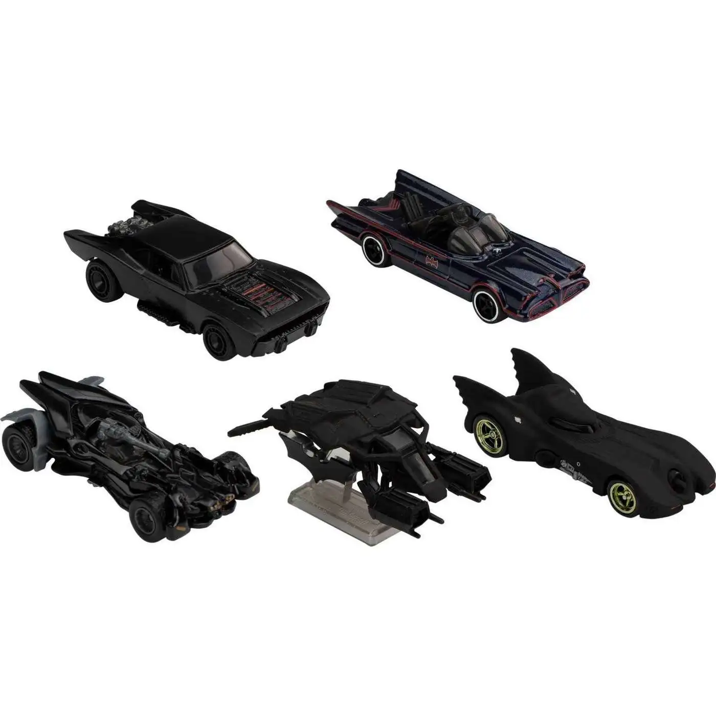 Hot Wheels DC Premium Batman 164 Diecast Car 5-Pack Mattel Toys - ToyWiz