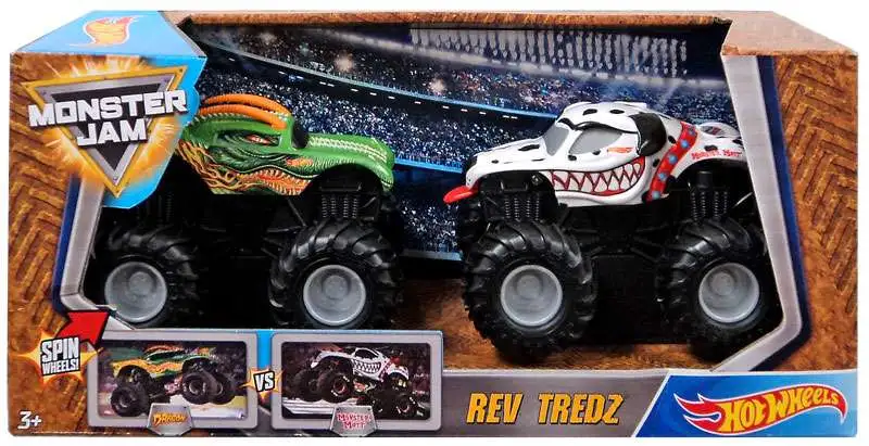 Hot Wheels Monster Jam 25 Rev Tredz Dragon Monster Mutt 143