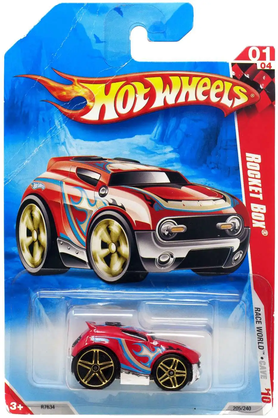 Hot Wheels Race World Cave '10 Rocket Box Diecast Car