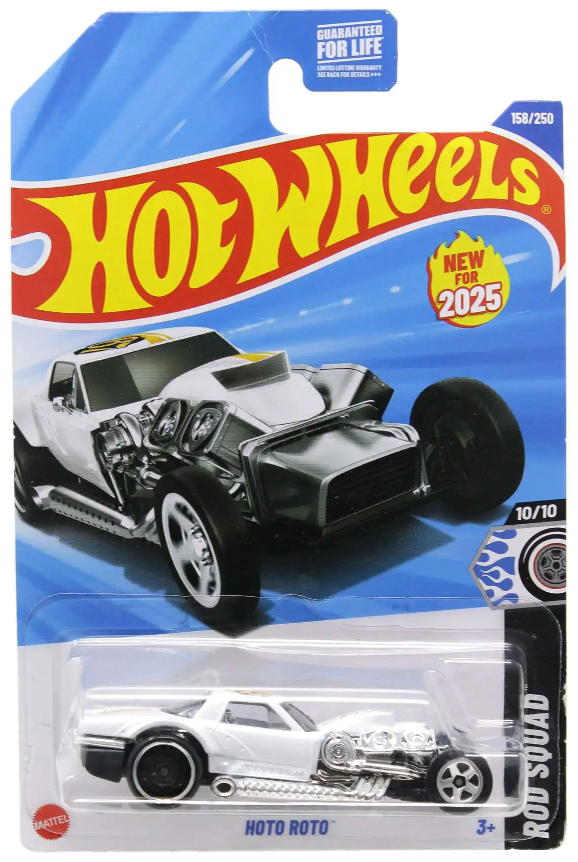 Hot Wheels Rod Squad Hoto Roto Diecast Car [White]