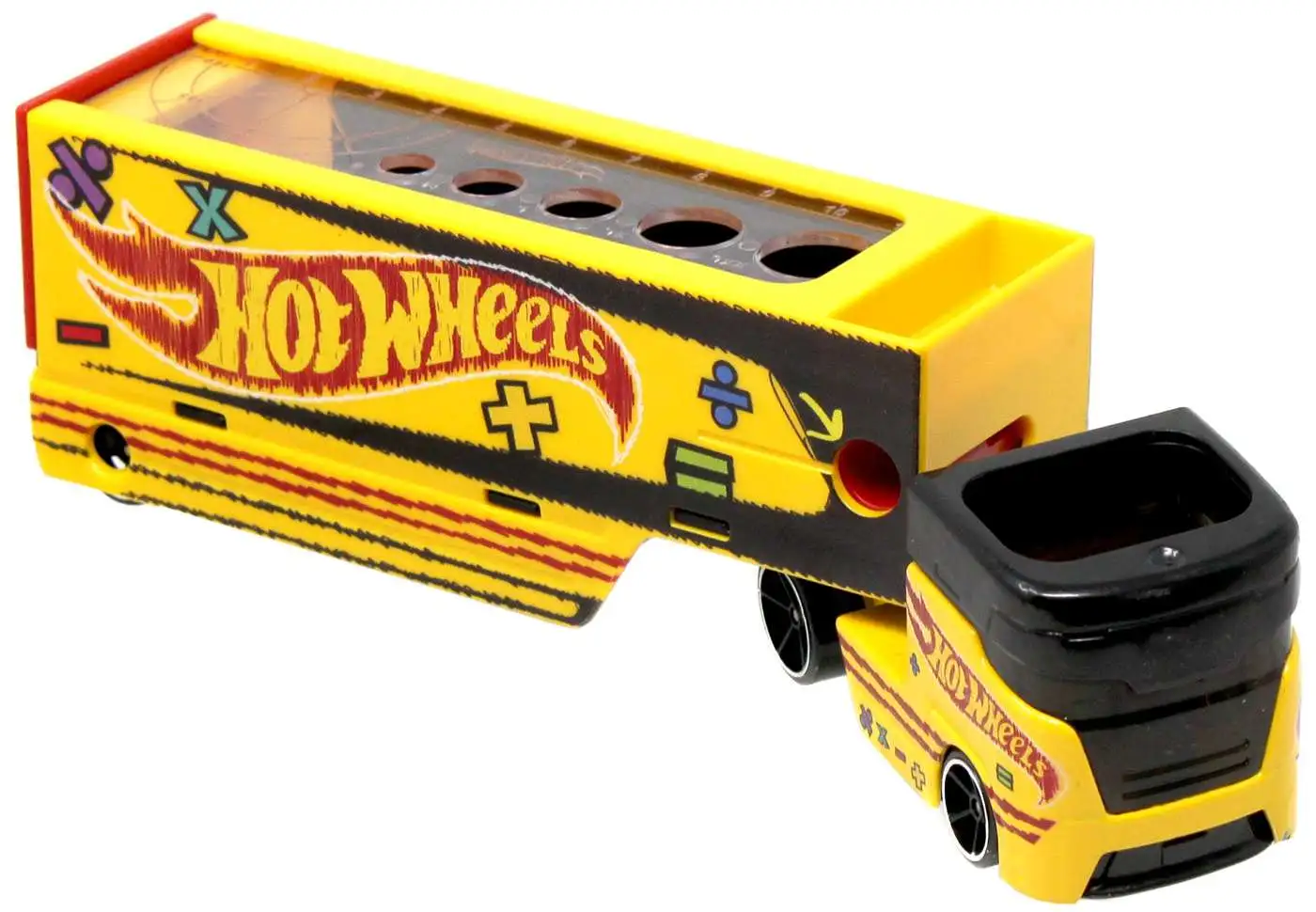 Hot Wheels Super Rigs Pencil Pusher Diecast Car [Yellow, Loose]