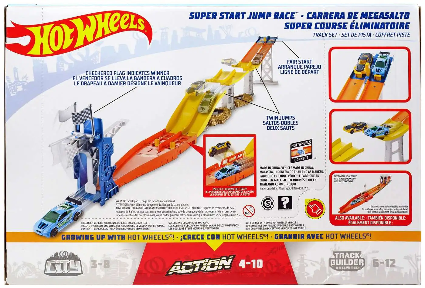 Details about   Hot Wheels Action Super Start Jump Race Track  Set 