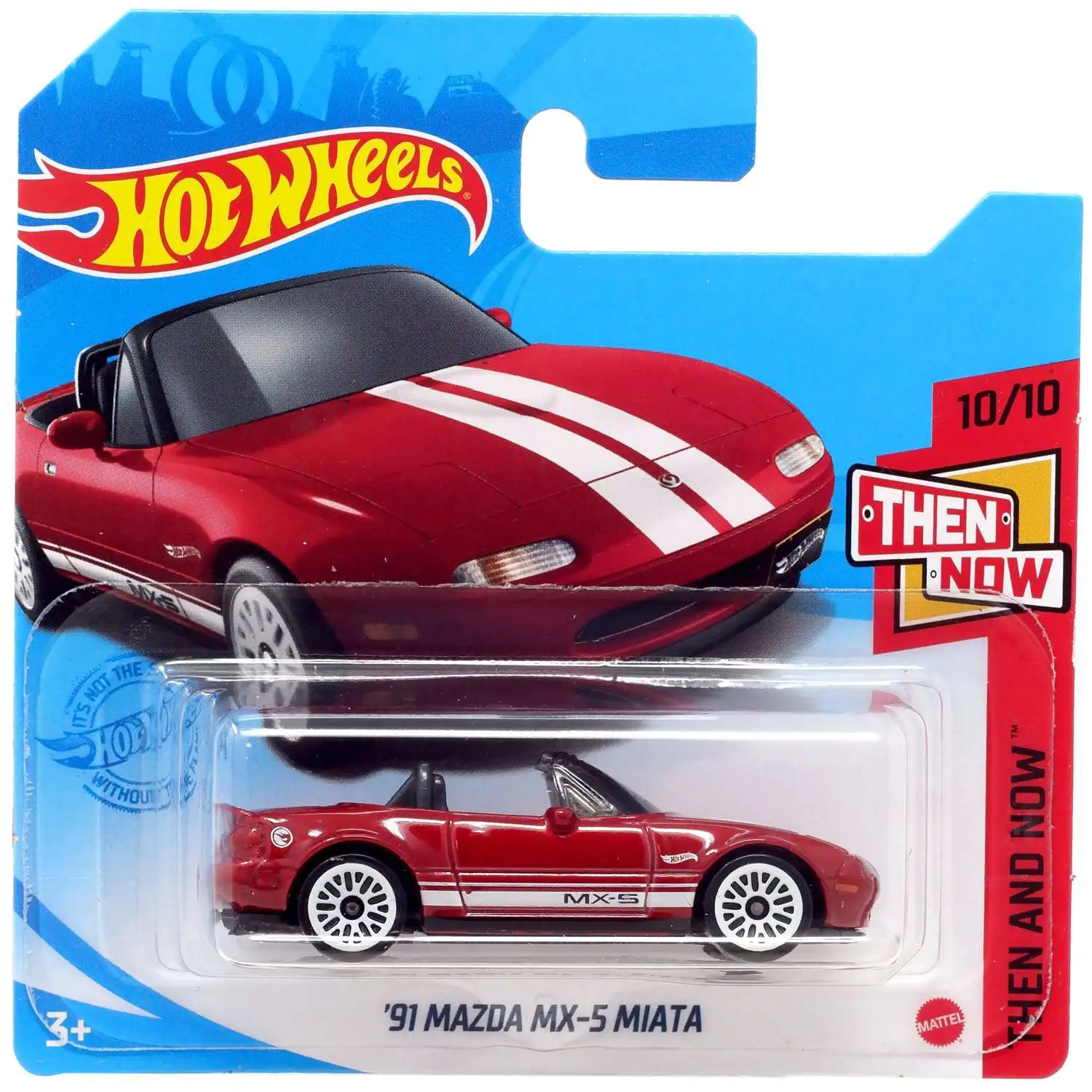 Hot Wheels Then Now 91 Mazda MX 5 Miata 164 Diecast Car Short Card Mattel Toys ToyWiz