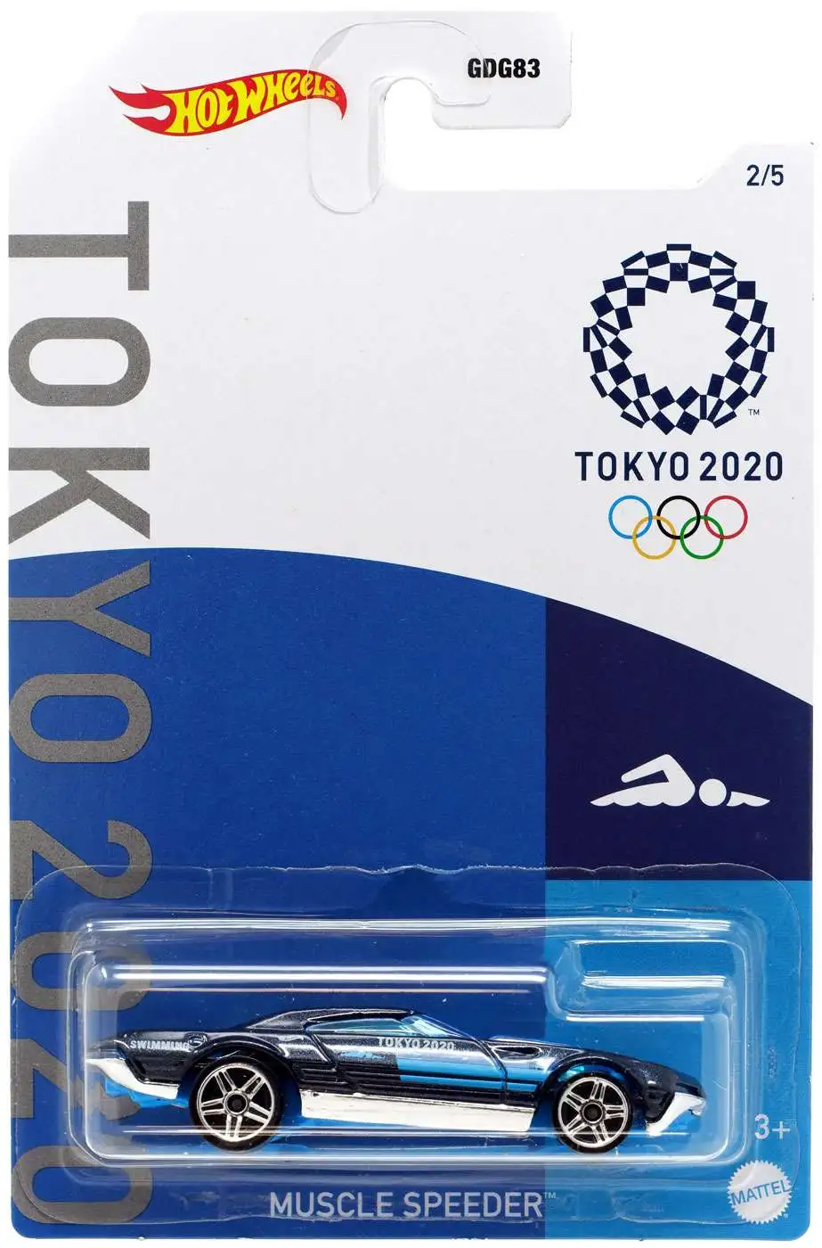 Hot Wheels Tokyo 2020 Muscle Speeder Diecast Car #2/5