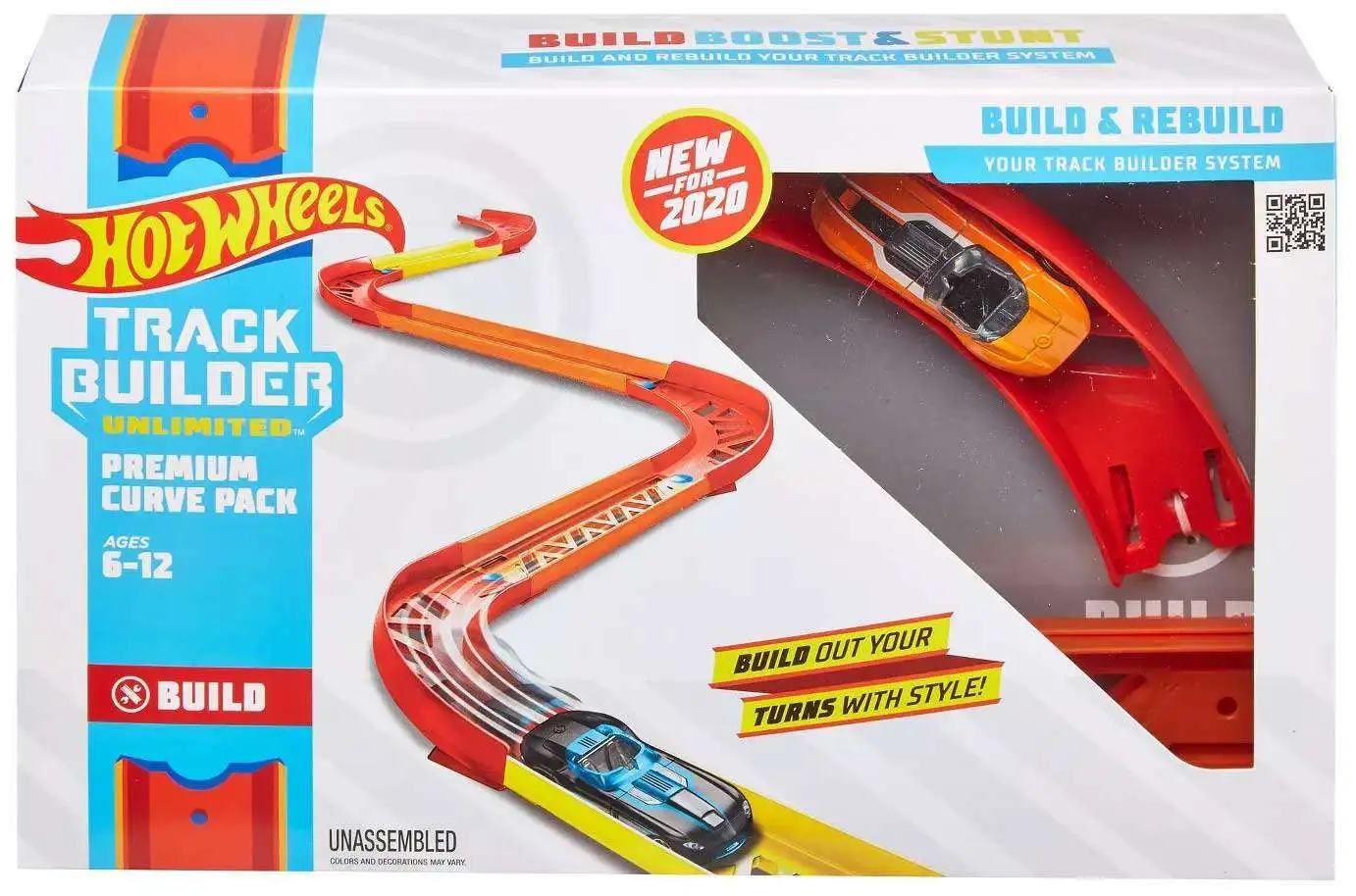 Hot wheels curved track deals