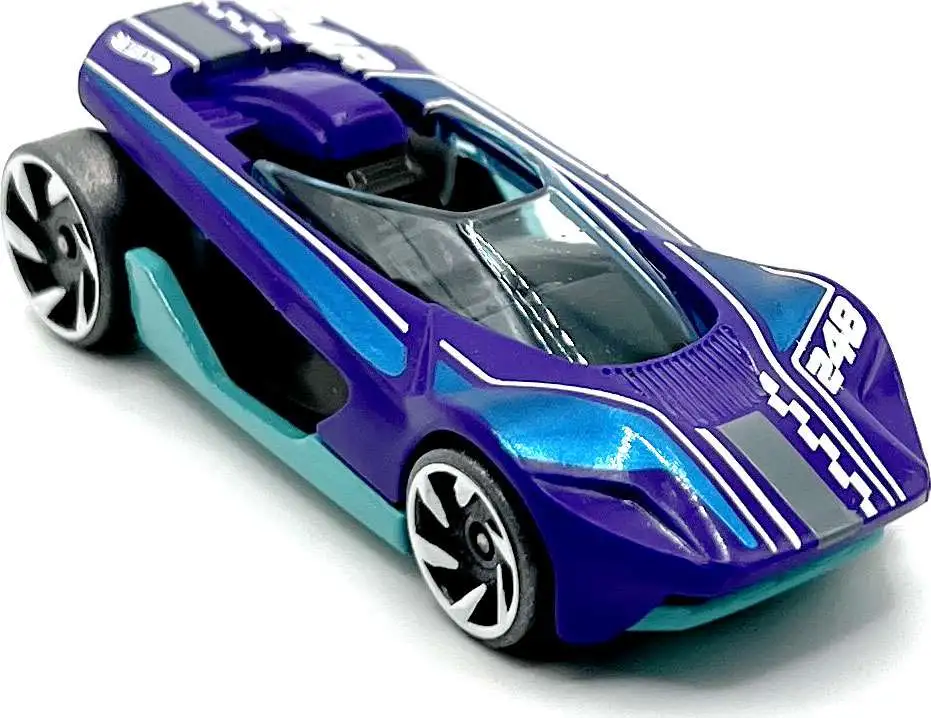 Hot Wheels Warp Speeder 164 Diecast Car Purple Teal Loose Mattel Toys ...