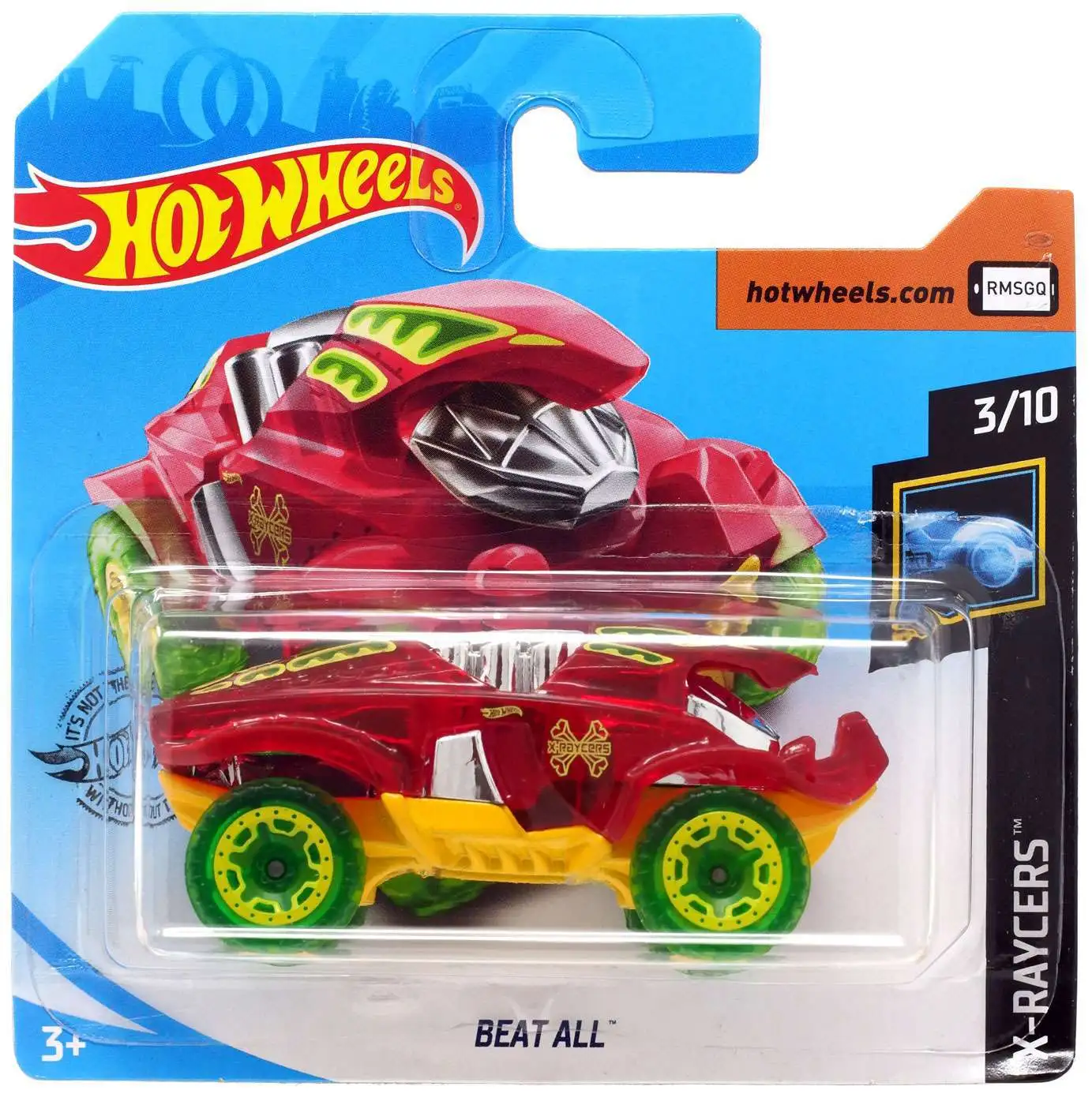 Hot Wheels X-Raycers Beat All Diecast Car #3/10 [Short Card]