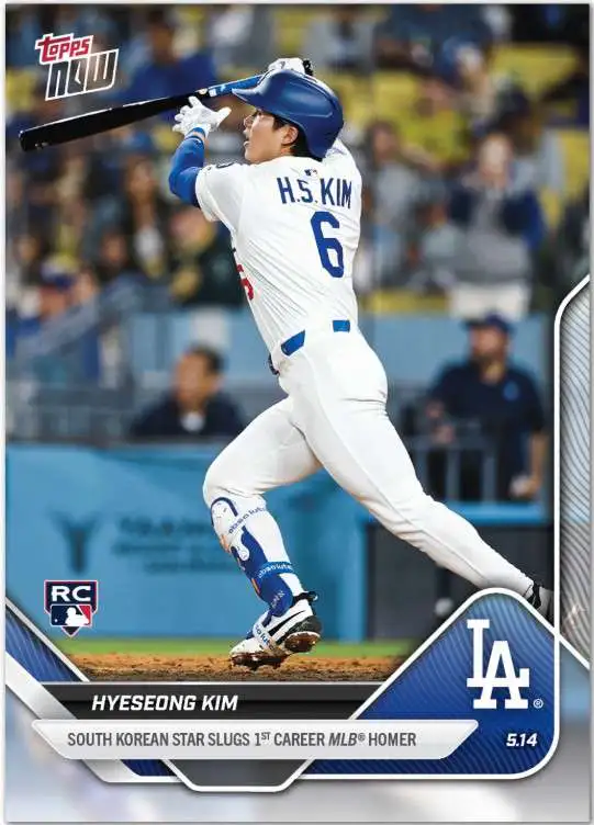 MLB Los Angeles Dodgers 2025 NOW Baseball Hyeseong Kim #182 [1st Home Run]
