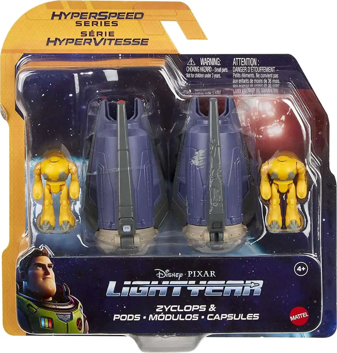 Disney / Pixar Lightyear Movie Hyperspeed Series Zyclops & Pods Vehicle