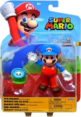 World of Nintendo Super Mario Ice Mario Action Figure [2024, with Ice Flower]