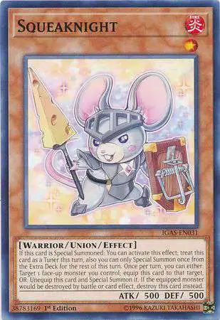 yugioh ignition assault cards YuGiOh Ignition Assault Common Squeaknight IGAS-EN031