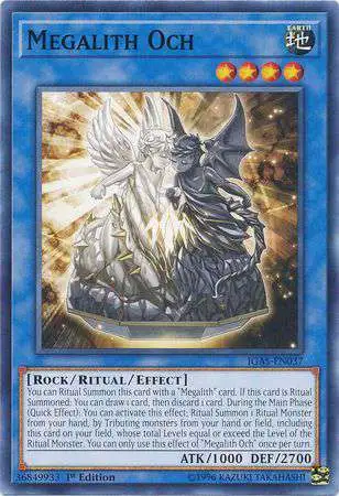 YuGiOh Ignition Assault Common Megalith Och IGAS-EN037