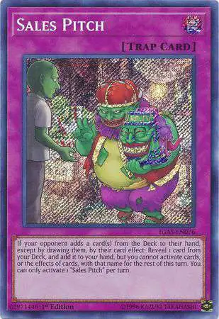 YuGiOh Ignition Assault Secret Rare Sales Pitch IGAS-EN076 YuGiOh Ignition Assault Secret Rare Sales Pitch IGAS-EN076