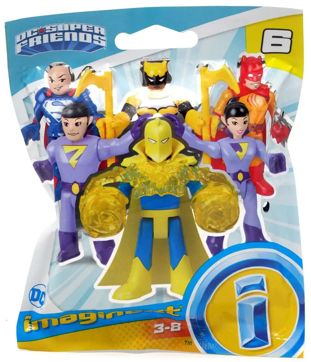 DC Super Friends Lot of 10 Blind Bags Series 6 Imaginext Unopened New 