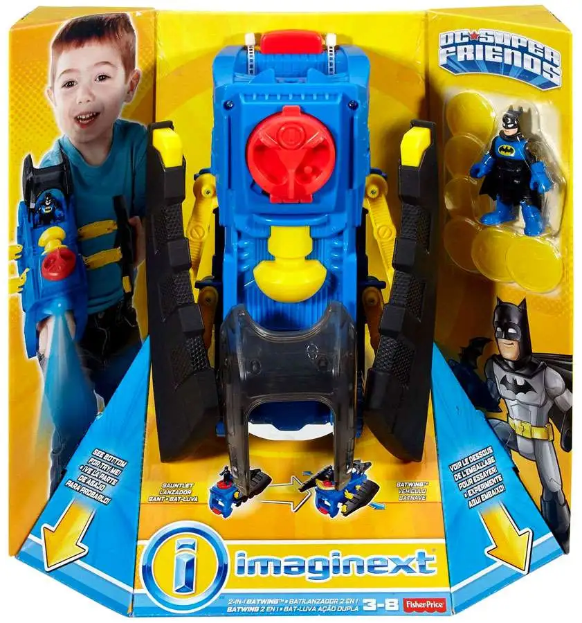 Fisher PrIce Imaginext Super Friends Batcave Batsignal Yellow part toy Batman 