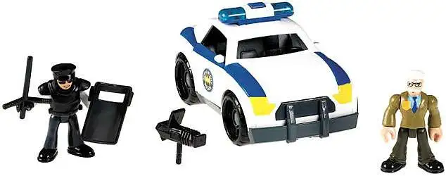 Fisher Price Imaginext City Police Commissioner Dude Man Dad Car Command Officer 