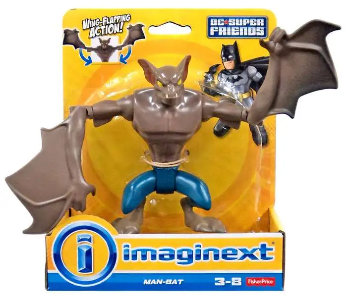 Fisher Price DC Super Friends Imaginext Man-Bat  Figure - ToyWiz