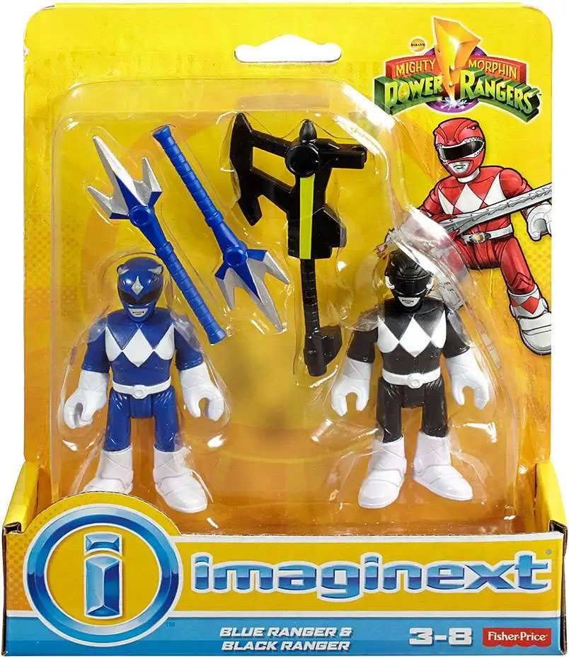 Power Rangers Mighty Morphin Imaginext Battle Armor Yellow Ranger Figure Set 