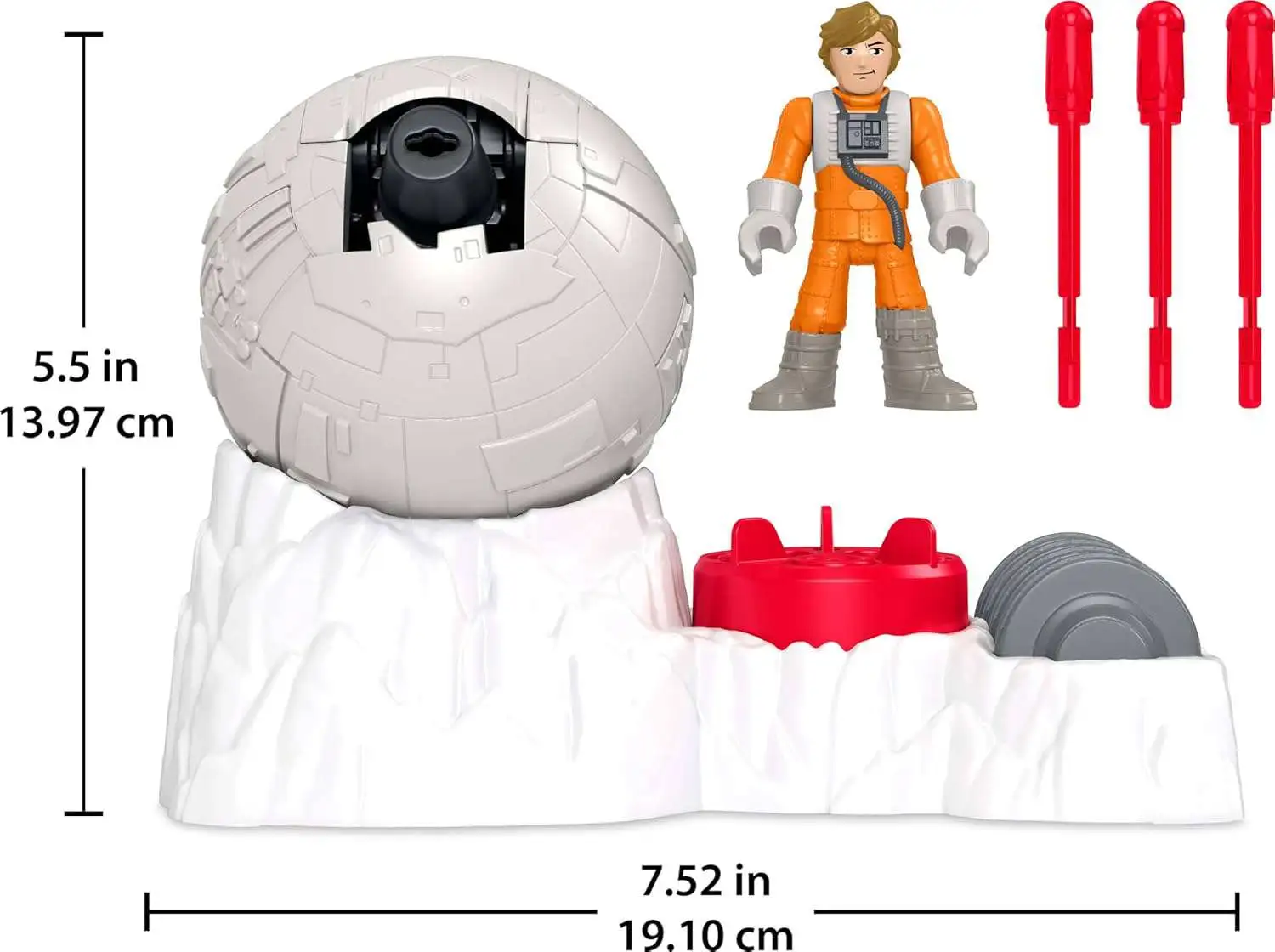 Fisher Price Star Wars Imaginext Ion Cannon Blaster Playset Luke ...