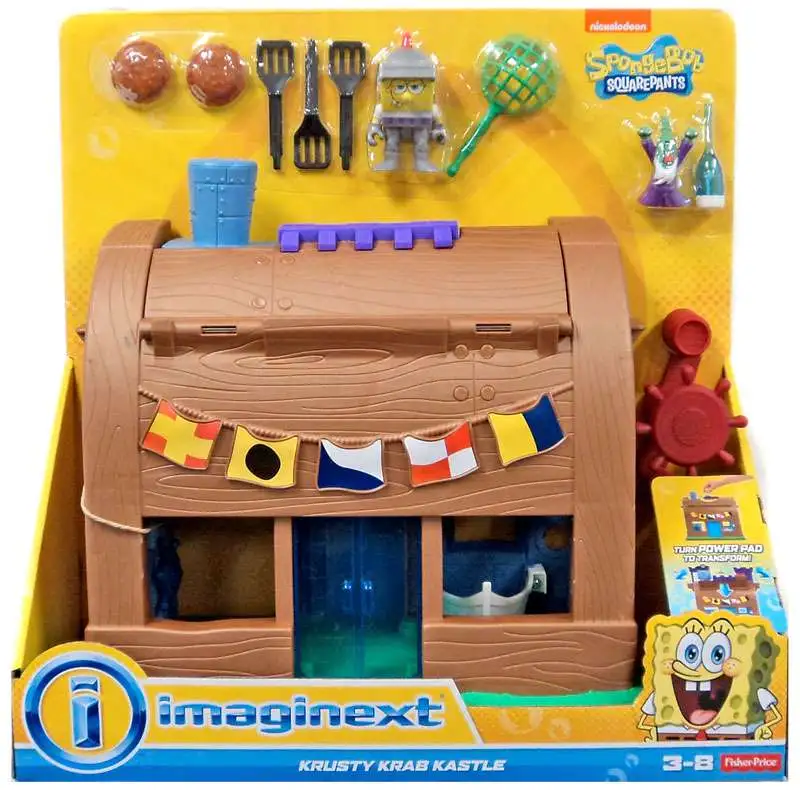 Imaginext spongebob krusty krab kastle playset new arrivals