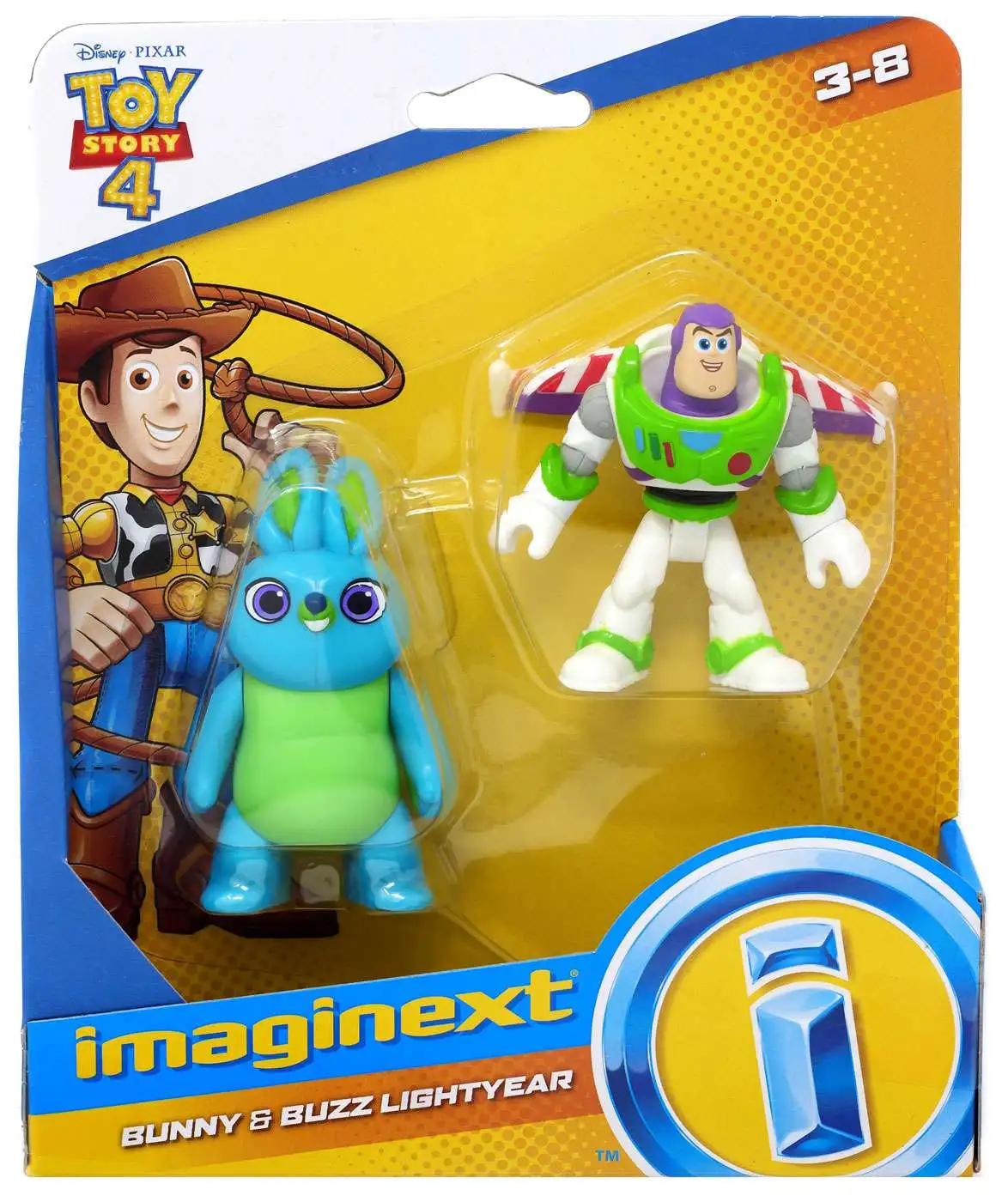 Imaginext Toy Story Ham Plane Buzz and Woody 