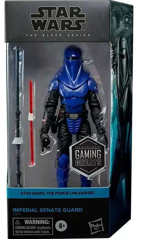 Star Wars The Force Unleased Black Series Imperial Senate Guard (Blue)  Exclusive Action Figure [Gaming Greats]