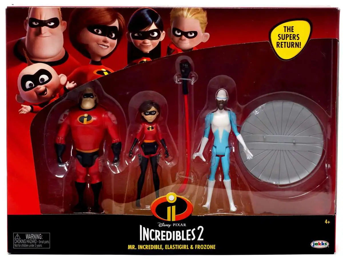 Disney Pixar The Incredibles 2 Poseable Frozone Action Figure for sale online 