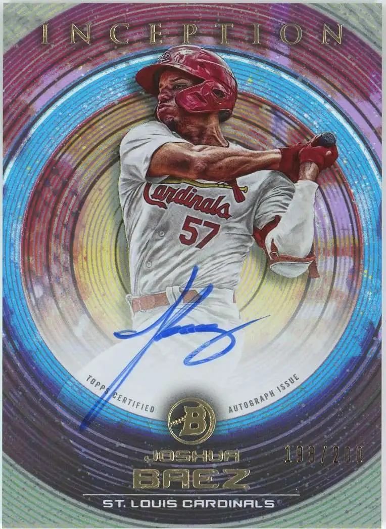 MLB 2022 Bowman Inception Joshua Baez 198/200 Autographed Single Card PA-JBZ