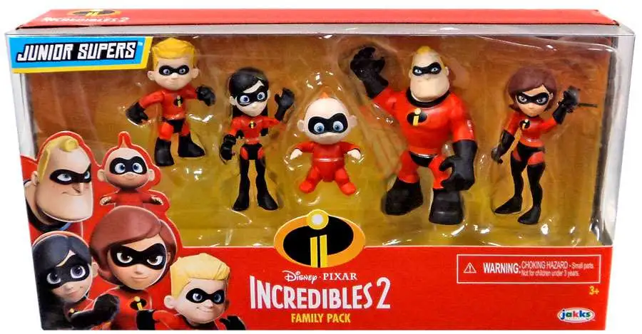 Disney / Pixar Incredibles 2 Junior Supers Family Pack Action Figure 5-Pack [Damaged Package]