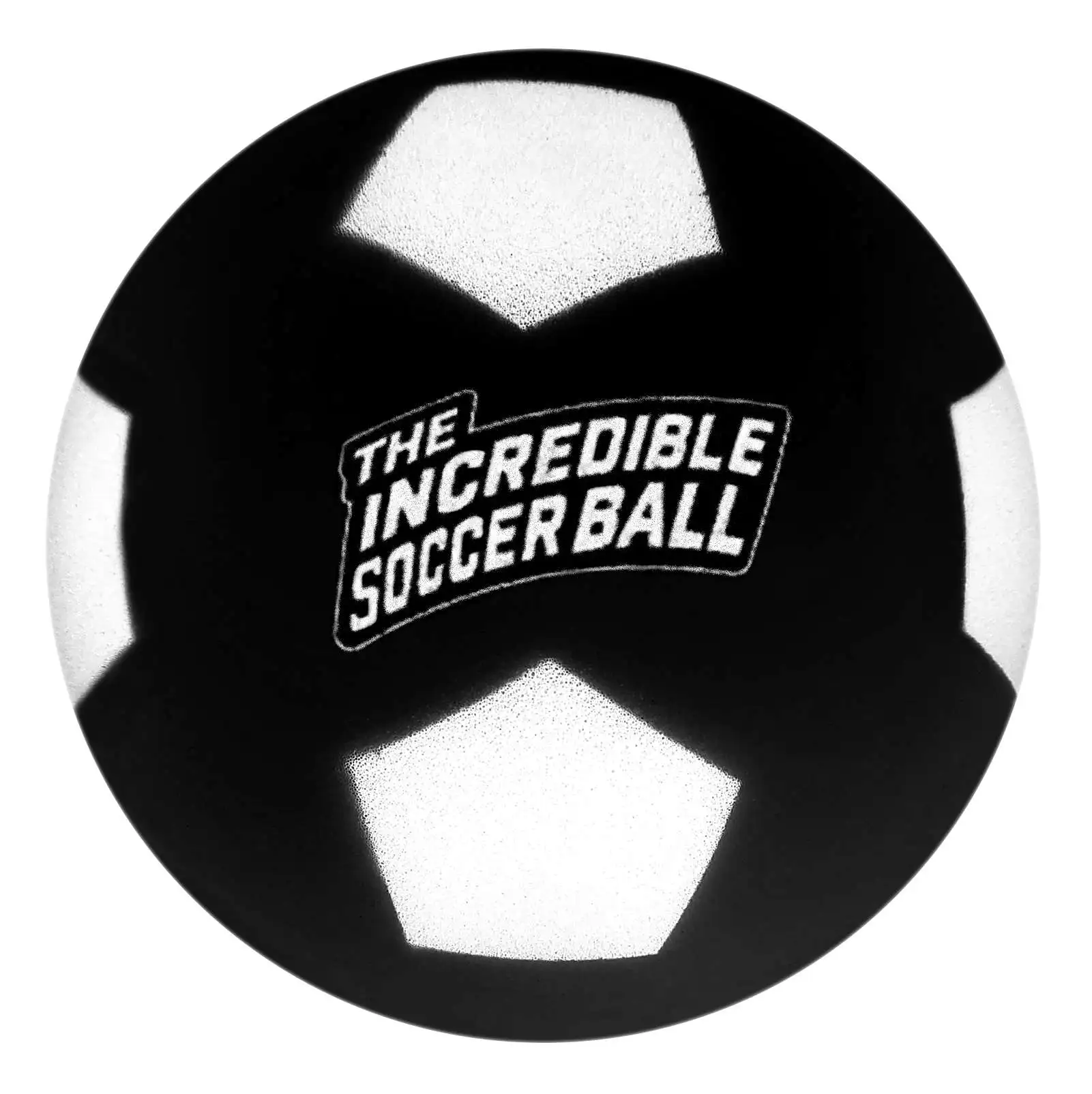 The Incredible BLACK Soccer Ball Foam Ball [Play Soccer Indoors Silently!] (Pre-Order ships January)