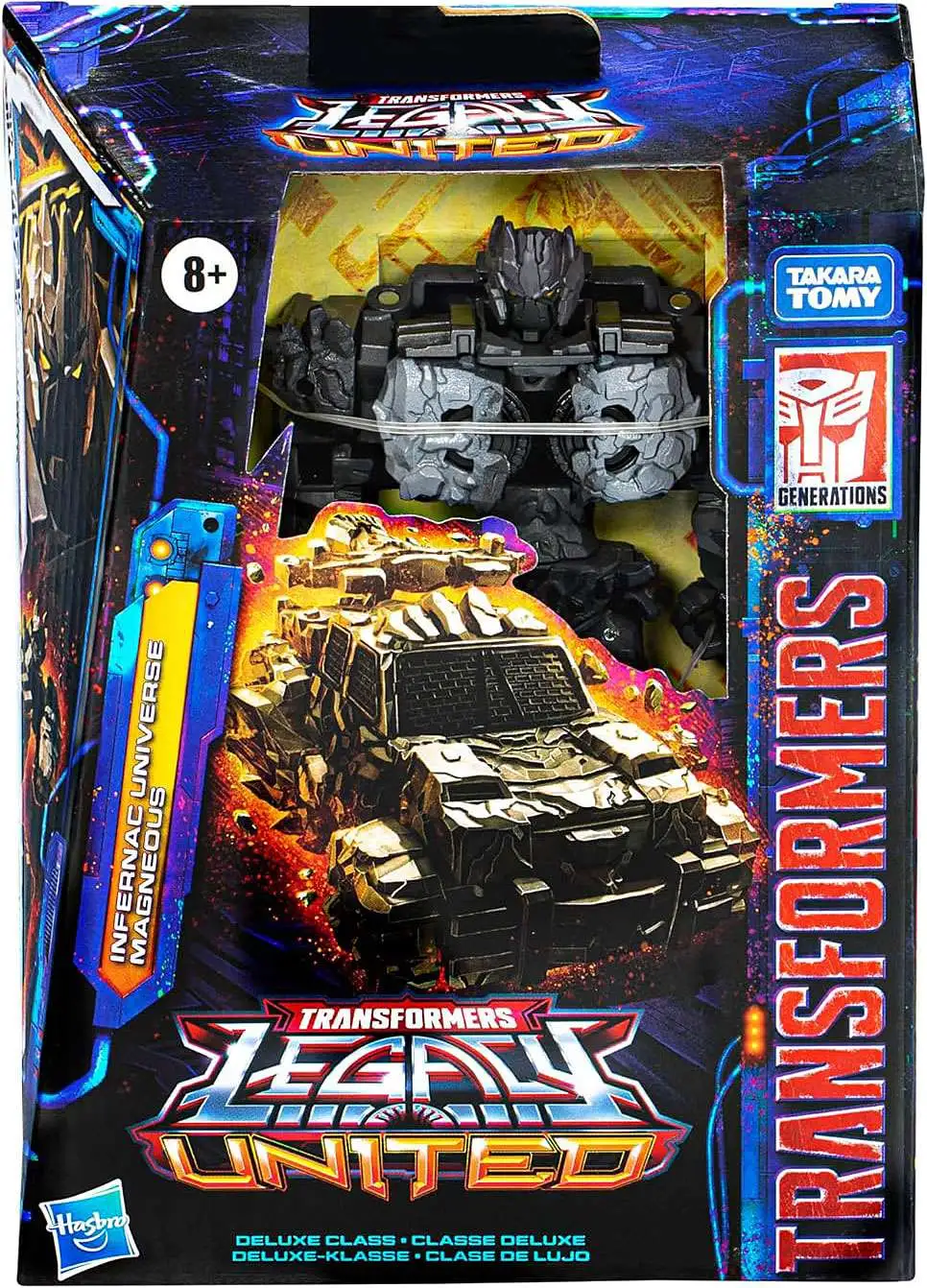 Transformers Generations Legacy United Infernac Universe Magneous Deluxe Action Figure