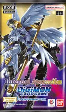 Digimon Trading Card Game Infernal Ascension Booster Pack EX06 [12 Cards]