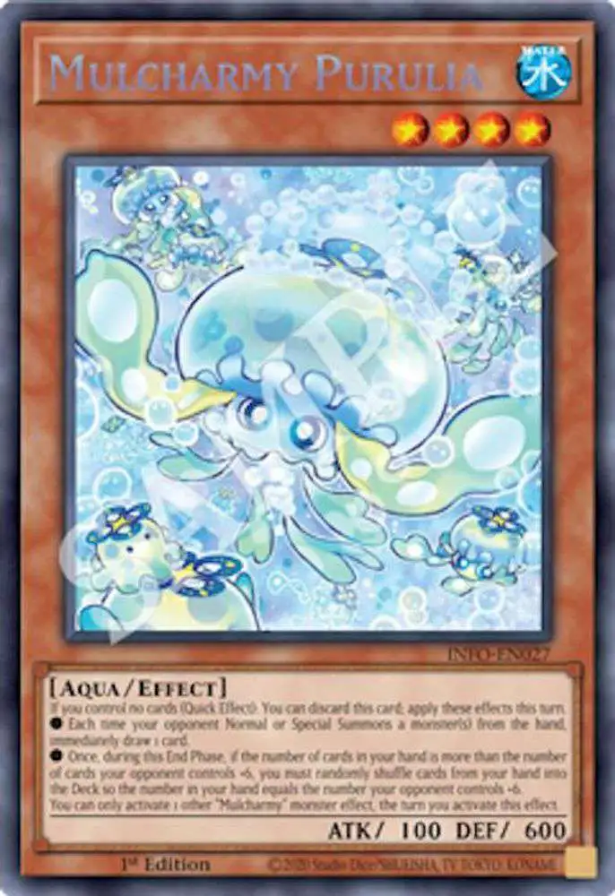 YuGiOh Trading Card Game The Infinite Forbidden Secret Rare Mulcharmy Purulia INFO-EN027