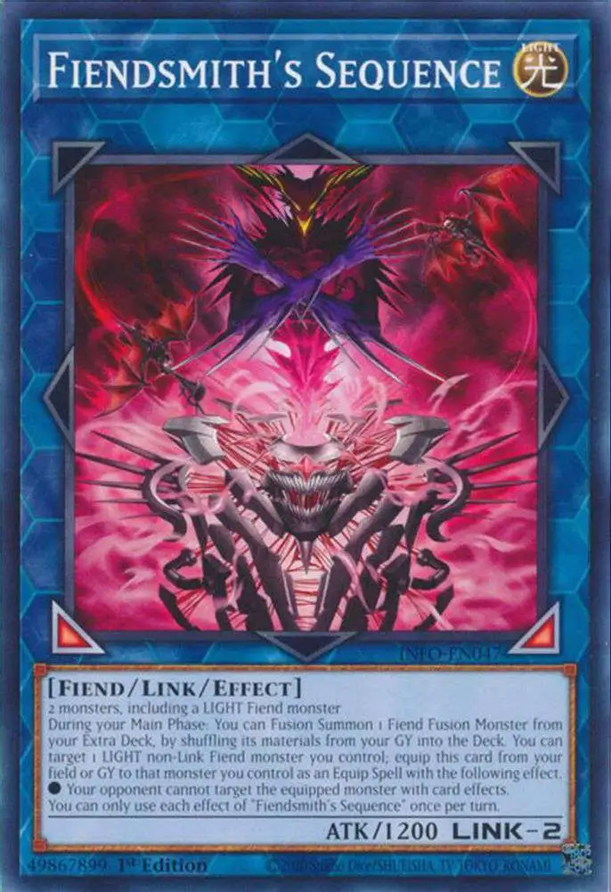 YuGiOh Trading Card Game The Infinite Forbidden Common Fiendsmith's Sequence INFO-EN047