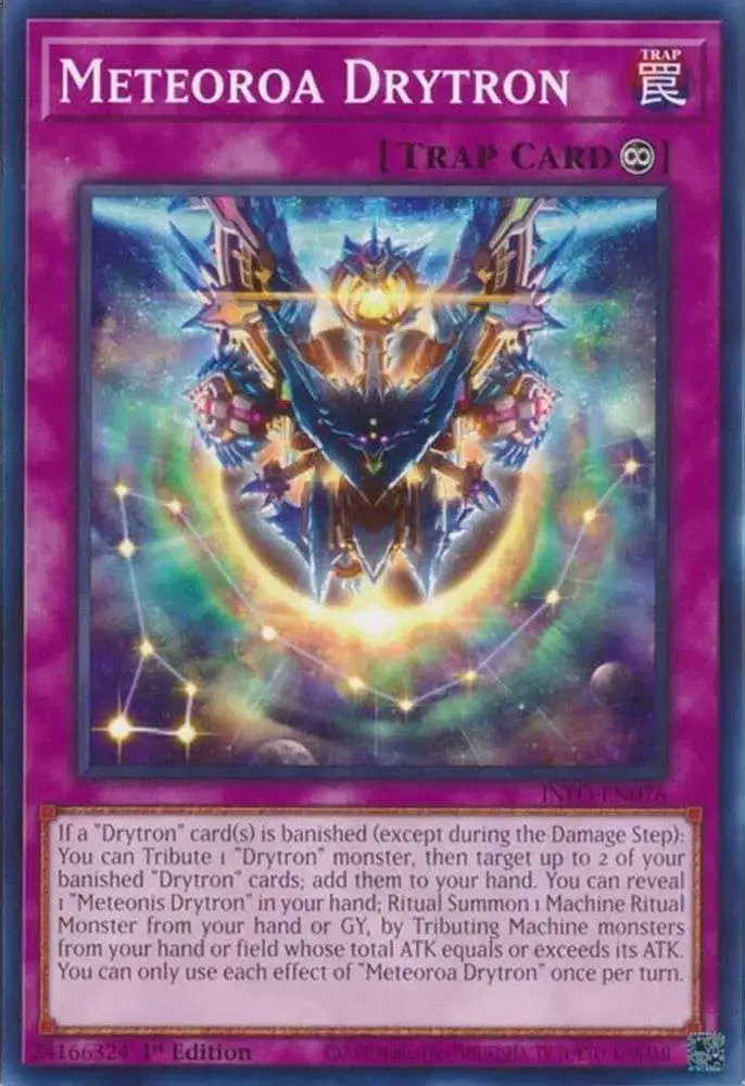 YuGiOh Trading Card Game The Infinite Forbidden Common Meteoroa Drytron INFO-EN076